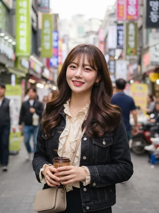 21. Bangs with Curled Ends