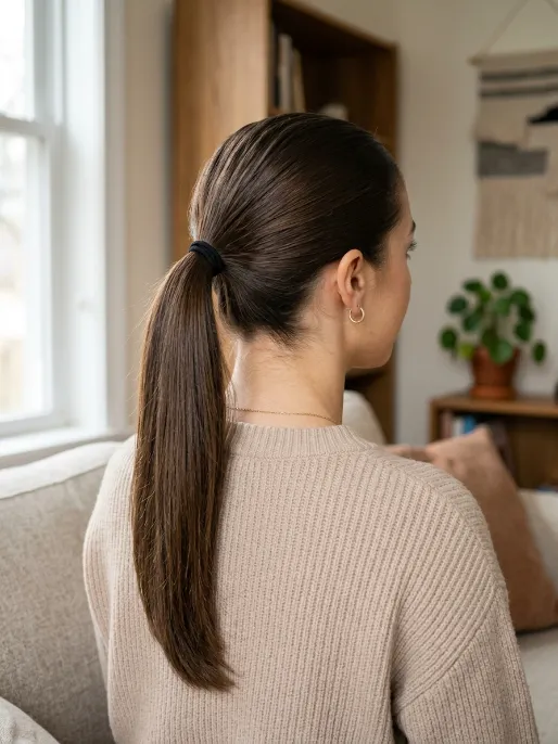 1. Basic Ponytail