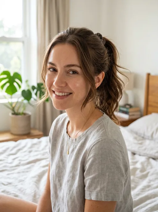 1. Basic Ponytail