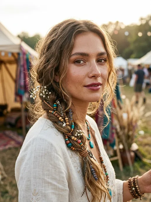 8. Boho Braid with Beads
