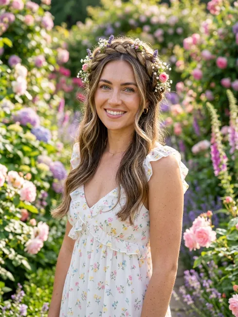 8. Braided Crown
