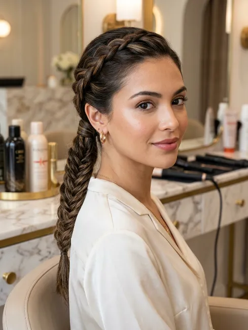 13. Braided Ponytail