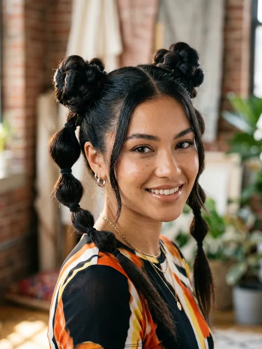 12. Bubble Space Buns