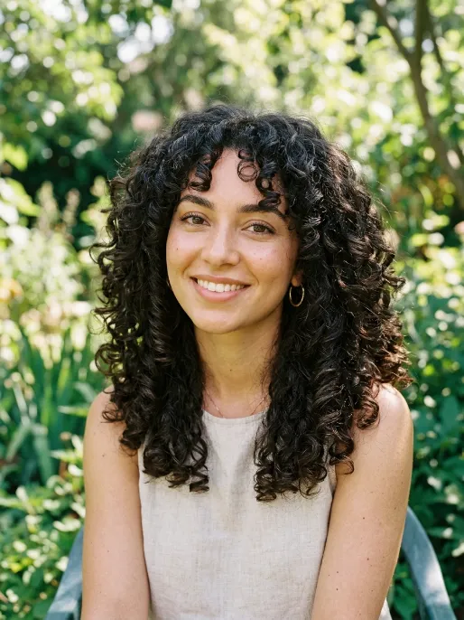 5. Butterfly Cut with Curly Hair