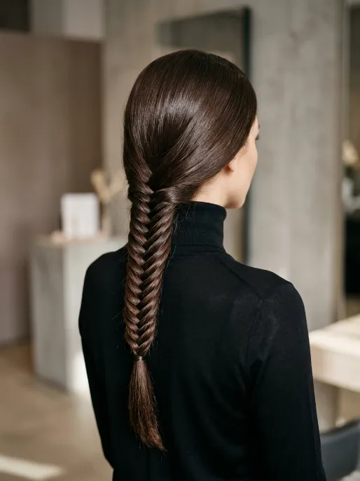 1. Classic Fishtail Braid