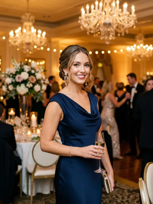 1. Classic Low Chignon