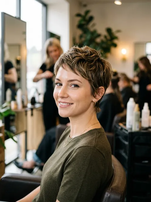 1. Classic Textured Pixie