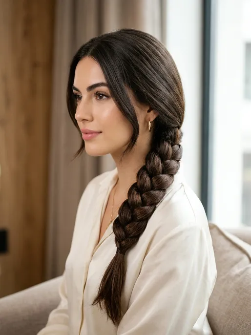 1. Classic Three Strand Braid