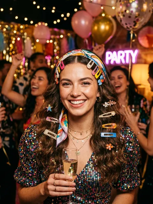 17. Colorful Hair Accessories