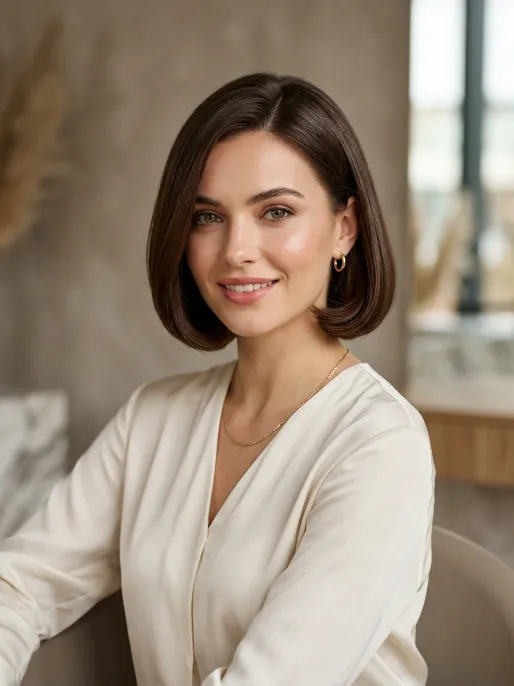9. Curled Under Bob