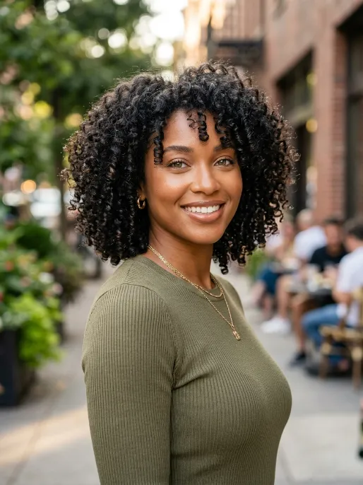 4. Curly Bob