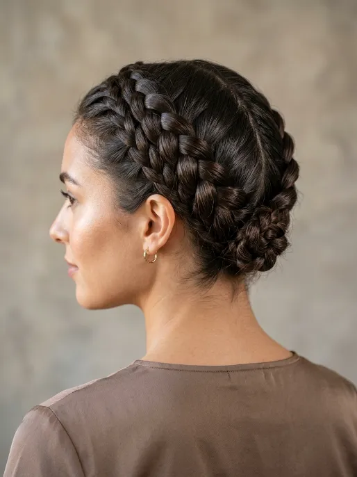 2. Double Crown Braid