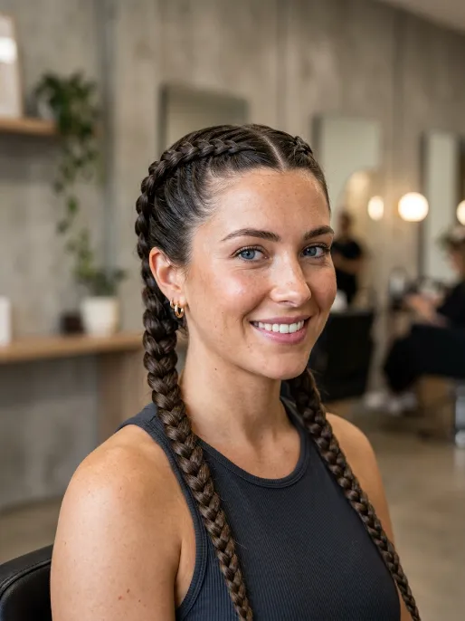 2. Double Dutch Braids