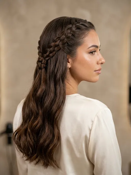 12. Double Sided Waterfall Braid