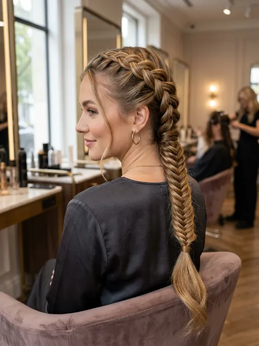 4. Dutch Fishtail Combo