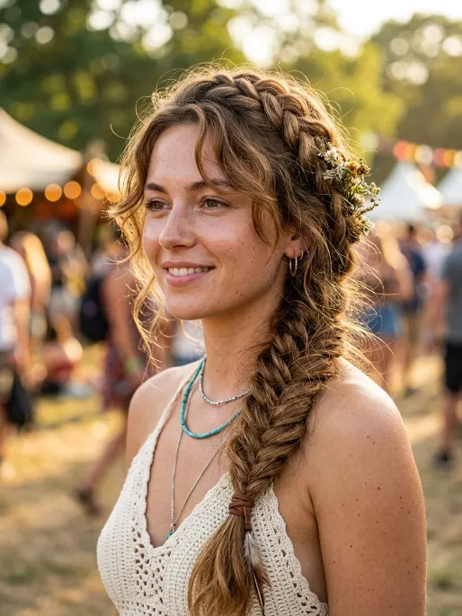 4. Fishtail Boho Braid