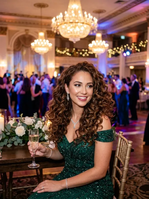 15. Full Bouncy Curls for Long Hair