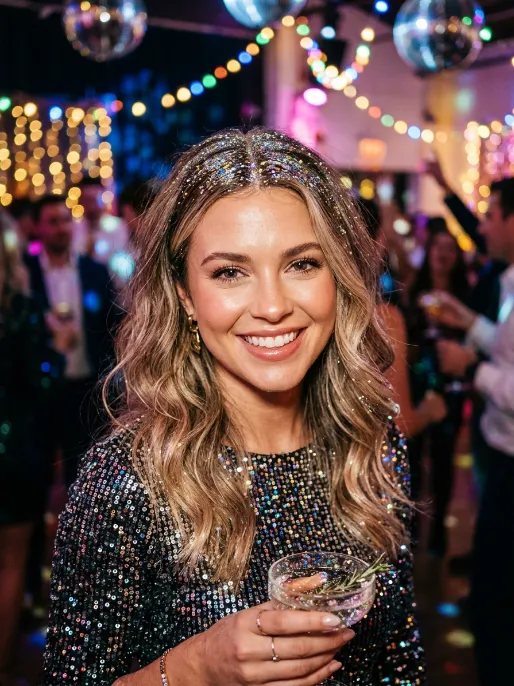 15. Glitter Roots