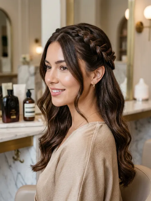 8. Half Crown Braid