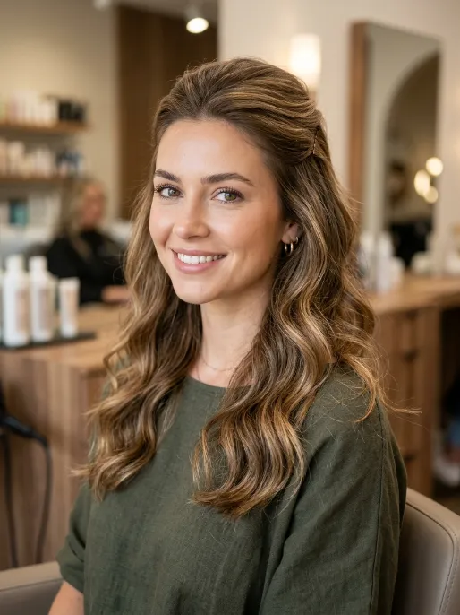 3. Half Up Half Down