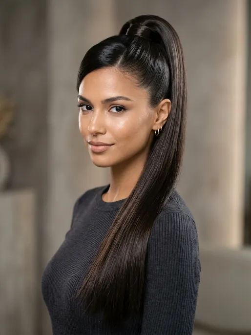 2. High Ponytail
