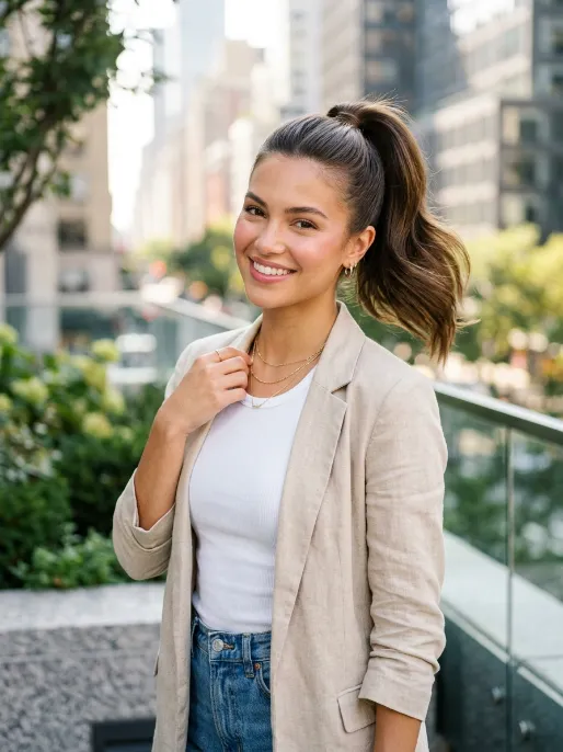 2. High Ponytail
