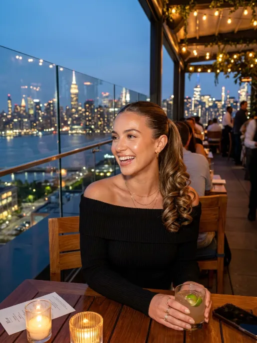 15. High Ponytail with Curled Ends