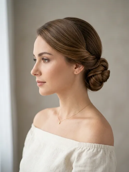 2. Low Bun
