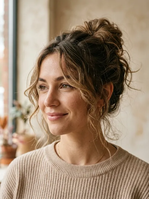 4. Messy Bun