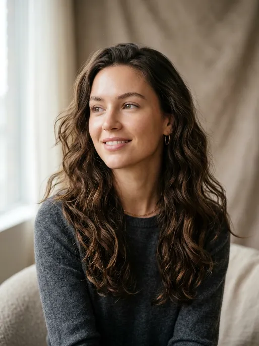 1. Natural Air Dried Waves