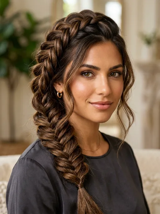 16. Reverse Fishtail Braid