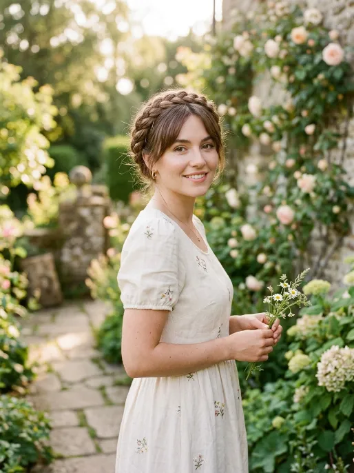 19. Simple Milkmaid Braid