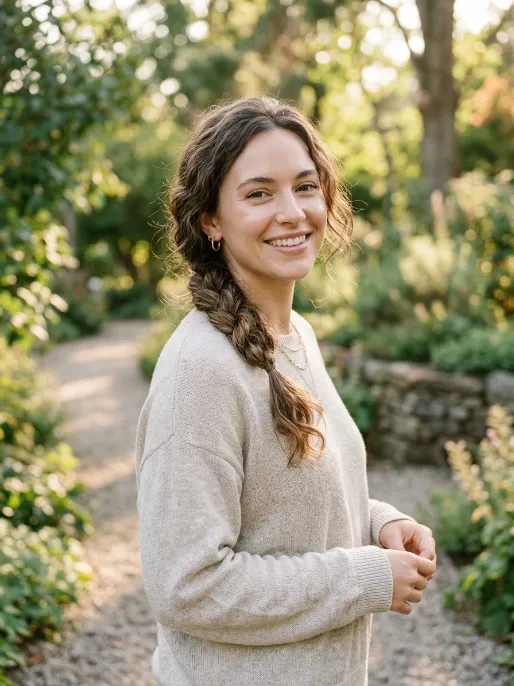 6. Simple Side Braid