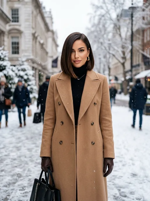 28. Sleek Bob with Deep Side Part