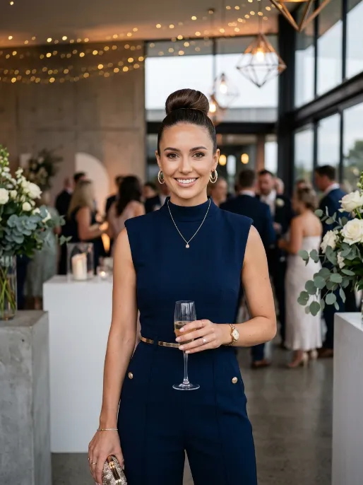 2. Sleek High Bun