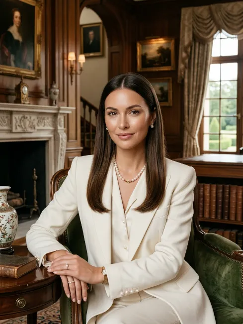 4. Sleek Middle Part