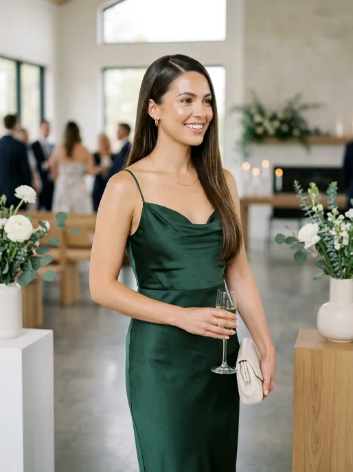 16. Sleek Straight Hair with Deep Side Part