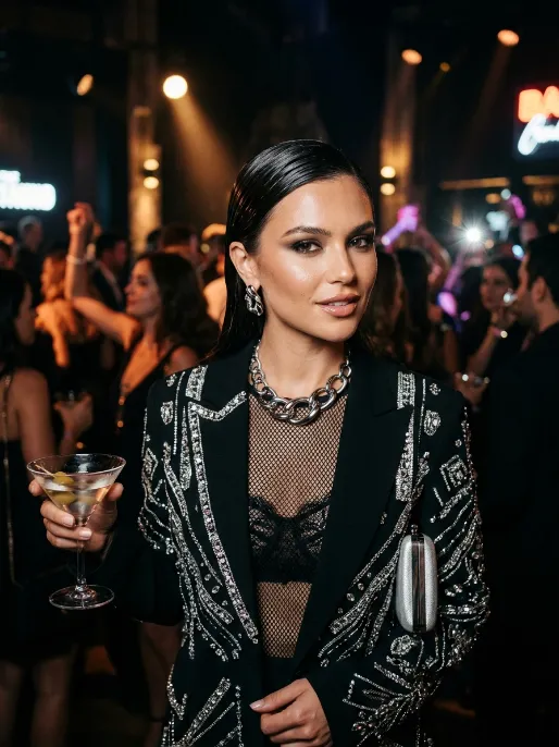 13. Slicked Back Look