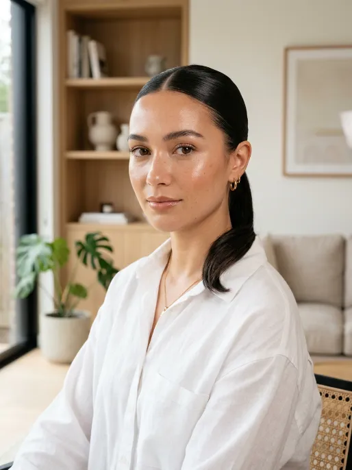 2. Slicked Back Ponytail