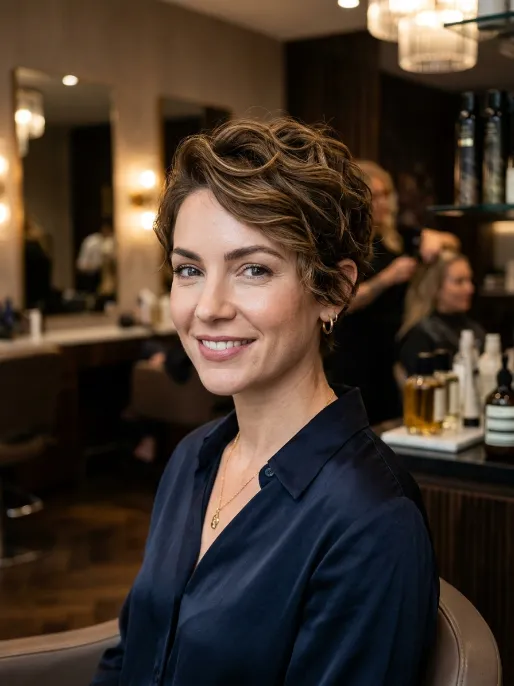 4. Textured Pixie Waves