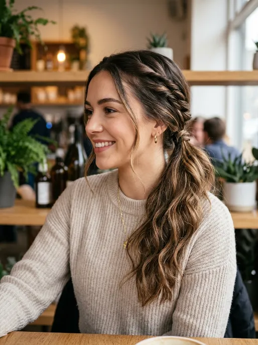 14. Twisted Ponytail