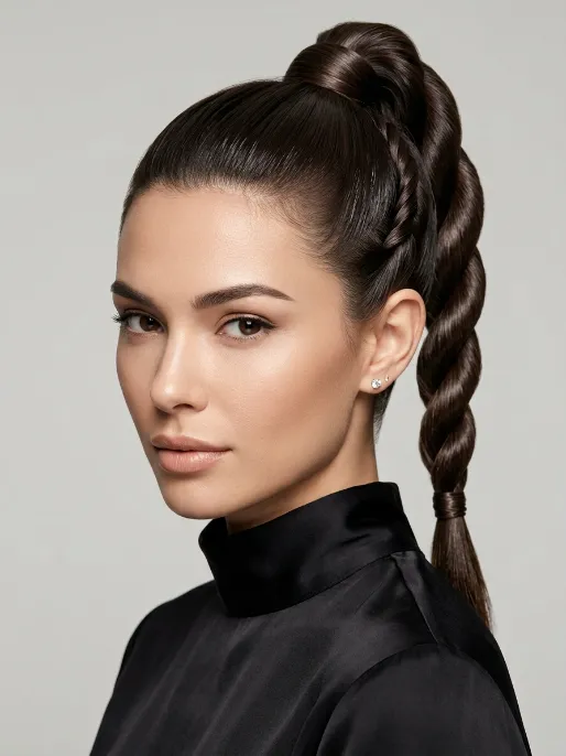 20. Twisted Ponytail