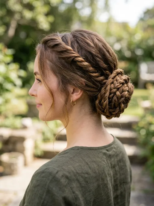 16. Twisted Rope Bun