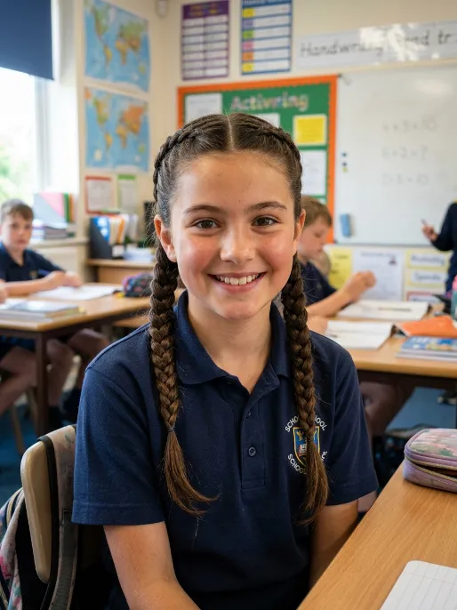 3. Two French Braids