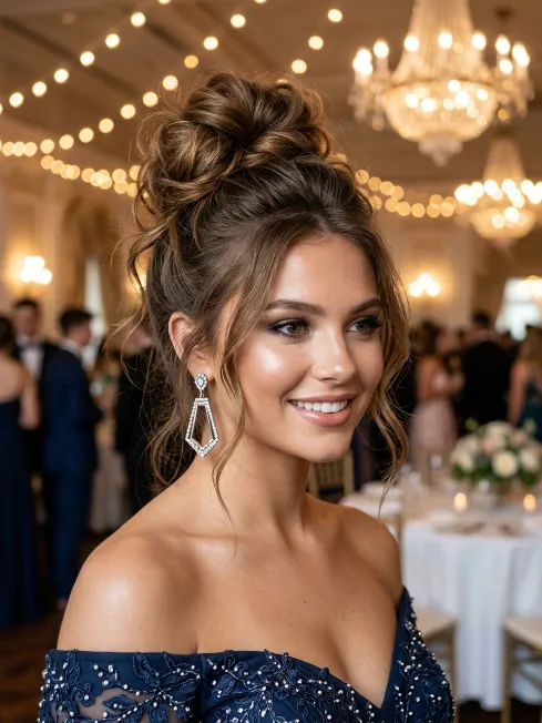 5. Voluminous Top Knot