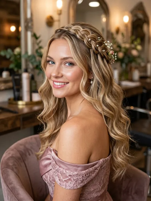 26. Waterfall Crown Braid