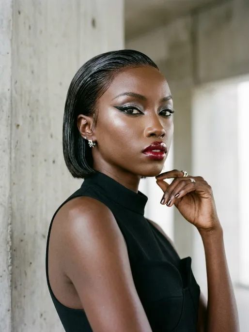 14. Wet Look Bob